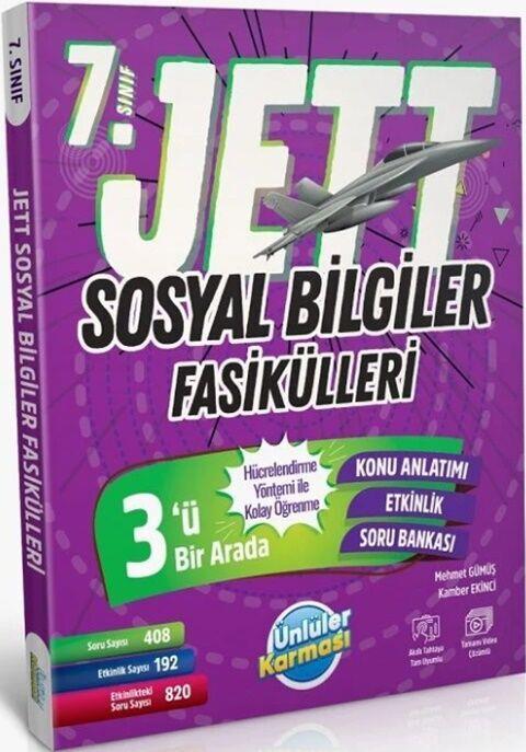Ünlüler Yayınları 7. Sınıf Sosyal Bilgiler JETT Soru Fasikülleri