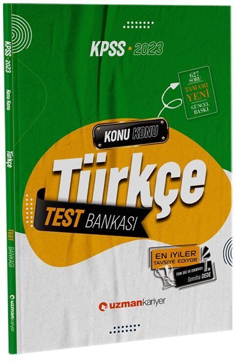 Uzman Kariyer 2023 KPSS Türkçe Test Bankası Yaprak Test
