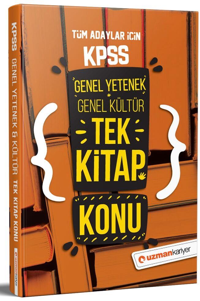 Uzman Kariyer KPSS Genel Yetenek Genel Kültür Tek Kitap Konu Anlatımlı
