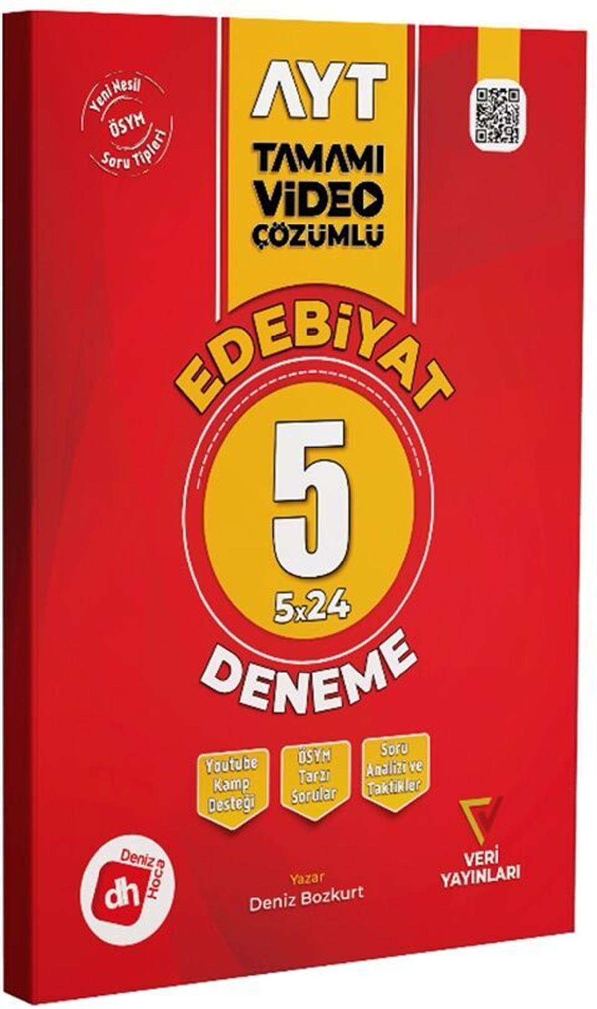 Veri Yayınları AYT Edebiyat 5 Deneme