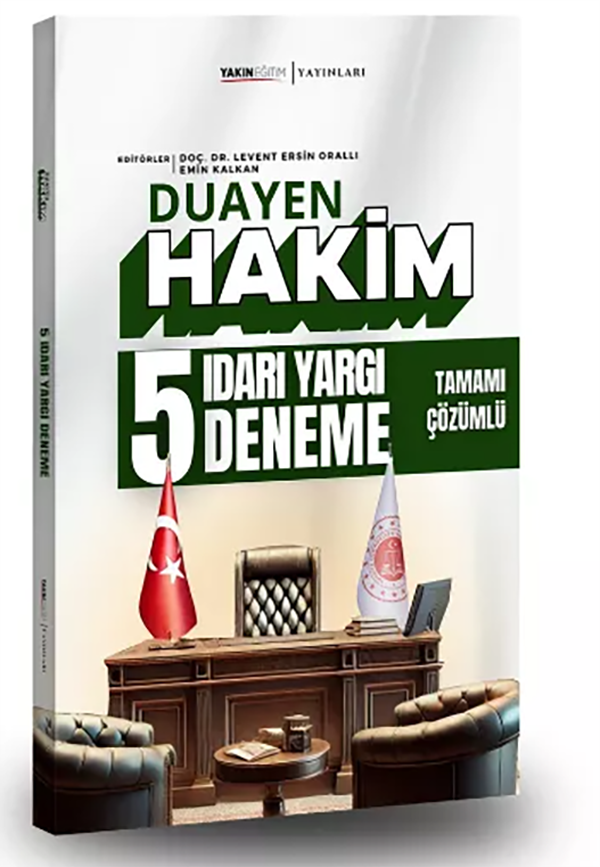 Yakın Eğitim Duayen Hakim İdari Yargı Tamamı Çözümlü 5 Deneme