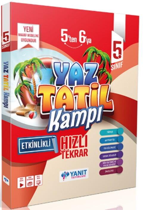 Yanıt Yayınları 5. Sınıf Etkinlikli Yaz Tatil Kitabı