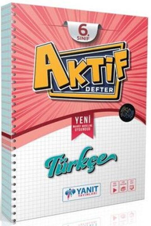 Yanıt Yayınları 6. Sınıf Türkçe Aktif Defter