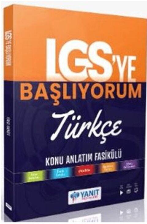 Yanıt Yayınları 8. Sınıf LGS ye Başlıyorum Türkçe Anlatım Fasikülü