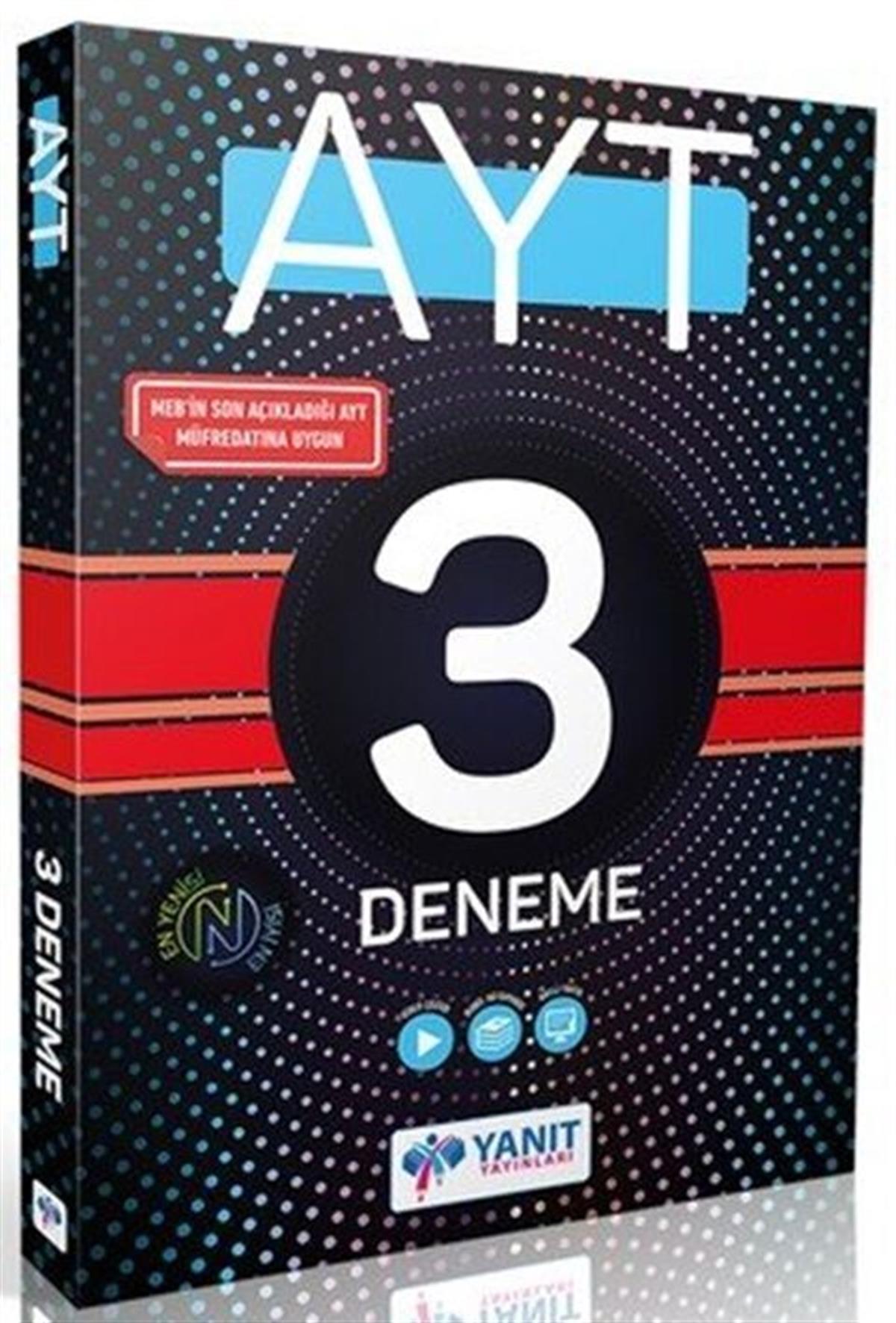 Yanıt Yayınları AYT 3 lü Fasikül Deneme
