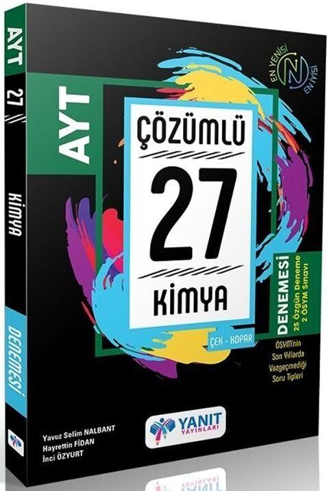Yanıt Yayınları AYT Kimya 27 Deneme