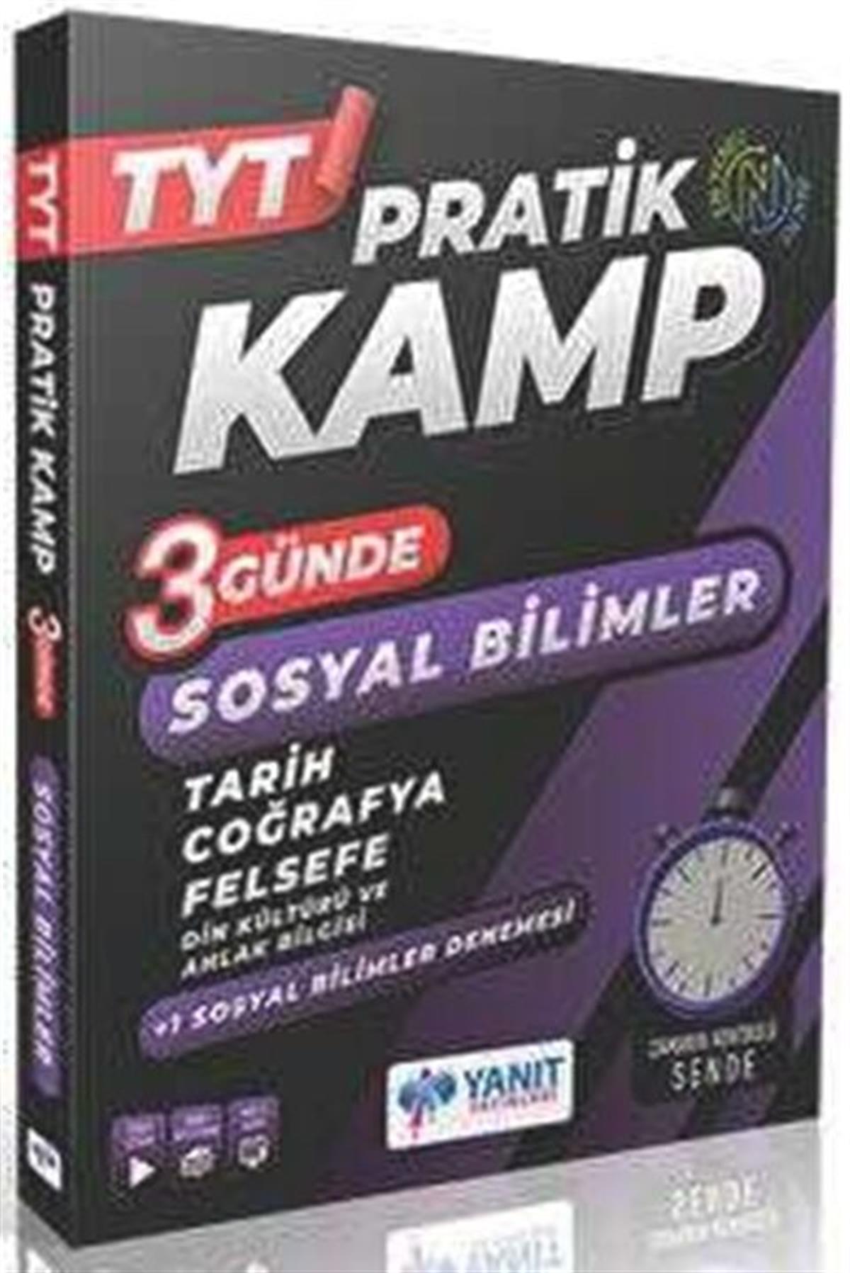 Yanıt Yayınları TYT 3 Günde Sosyal Bilimler Pratik Kamp
