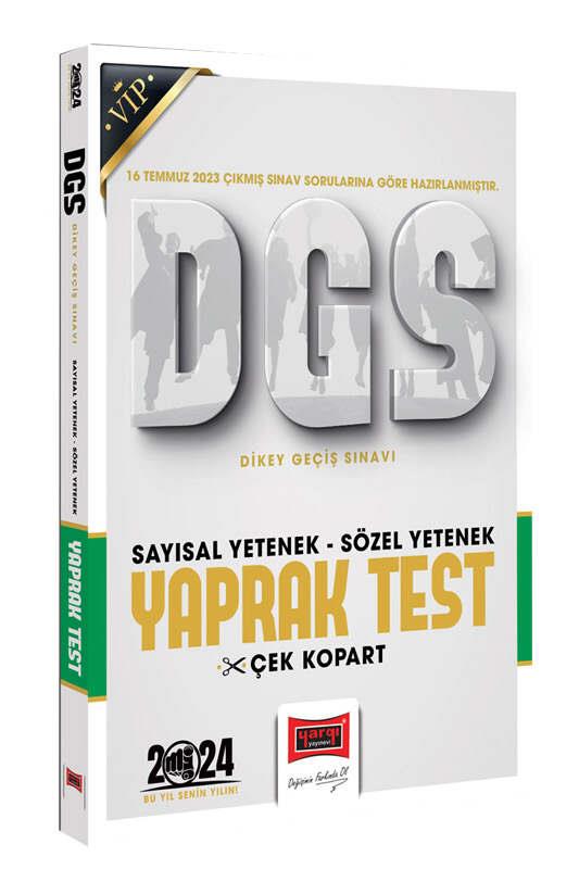 Yargı 2024 DGS Sayısal Yetenek Sözel Yetenek Bölüm Yaprak Test Çek Kopart