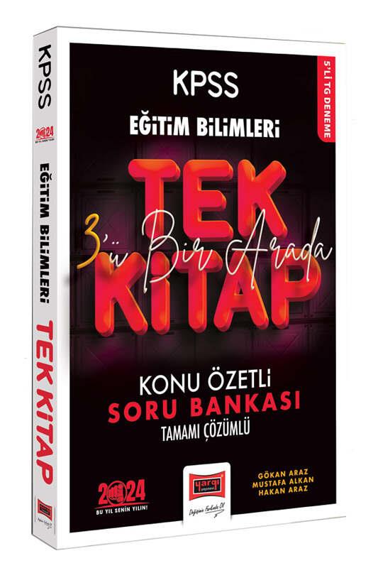 Yargı 2024 KPSS Eğitim Bilimleri Anahtar Serisi Tüm Dersler Tek Kitap Konu Özetli Tamamı Çözümlü Soru Bankası