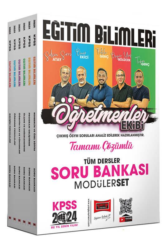 Yargı 2024 KPSS Eğitim Bilimleri Öğretmenler Ekibi Tüm Dersler Tamamı Çözümlü Modüler Soru Bankası Set