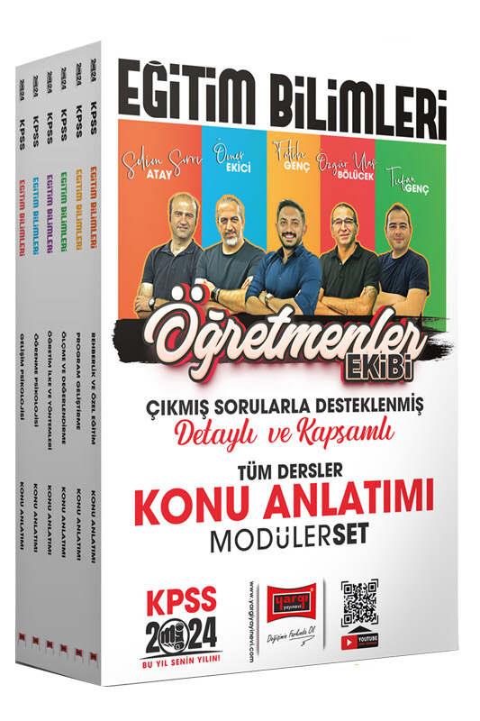 Yargı 2024 KPSS Eğitim Bilimleri Öğretmenler Ekibi Tüm Dersler Konu Anlatımlı Modüler Set