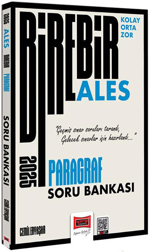 Yargı 2025 ALES Birebir Serisi Kolay Orta Zor Paragraf Soru Bankası