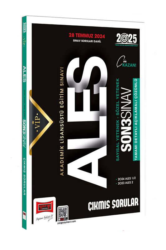 Yargı 2025 ALES Vip Sayısal Sözel Yetenek Son 3 Sınav Çıkmış Sorular