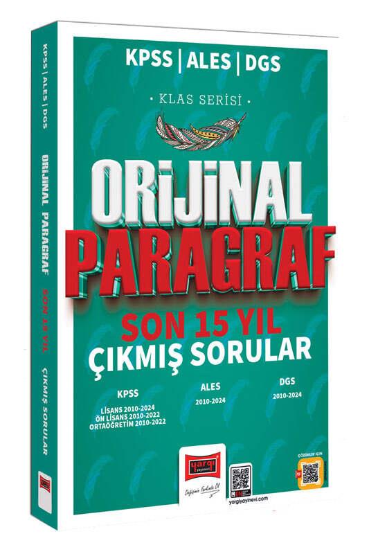 Yargı 2025 KPSS ALES DGS Klas Serisi Orijinal Paragraf Son 15 Yıl Çıkmış Sorular