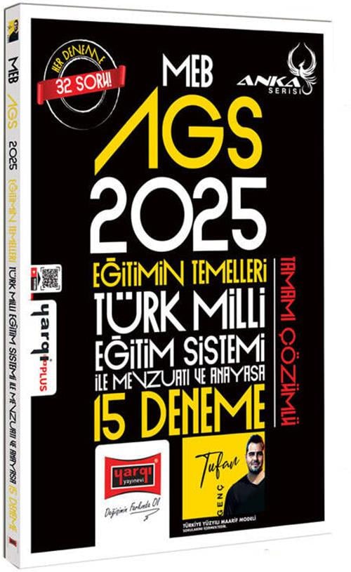 Yargı 2025 MEB AGS Anka Serisi Eğitimin Temelleri Türk Milli Eğitim Sistemi İle Mevzuatı ve Anayasa 15 Deneme