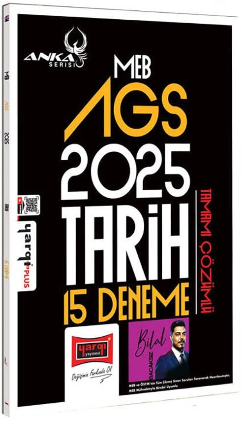 Yargı 2025 MEB AGS Anka Serisi Tarih Tamamı Çözümlü 15 Deneme