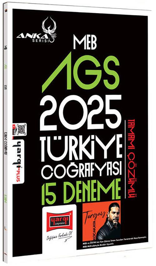 Yargı 2025 MEB AGS Anka Serisi Türkiye Coğrafyası Tamamı Çözümlü 15 Deneme