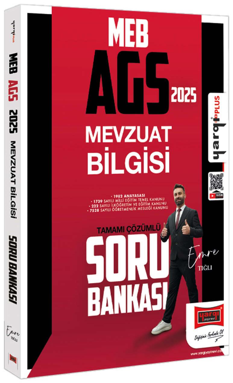 Yargı 2025 MEB AGS Mevzuat Bilgisi Tamamı Çözümlü Soru Bankası