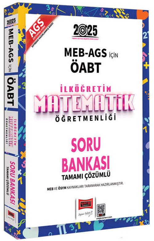 Yargı 2025 MEB AGS ÖABT İlköğretim Matematik Öğretmenliği Tamamı Çözümlü Soru Bankası