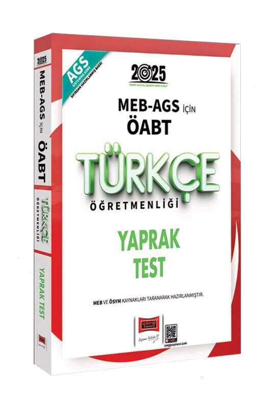 Yargı 2025 MEB AGS ÖABT Türkçe Öğretmenliği Yaprak Test