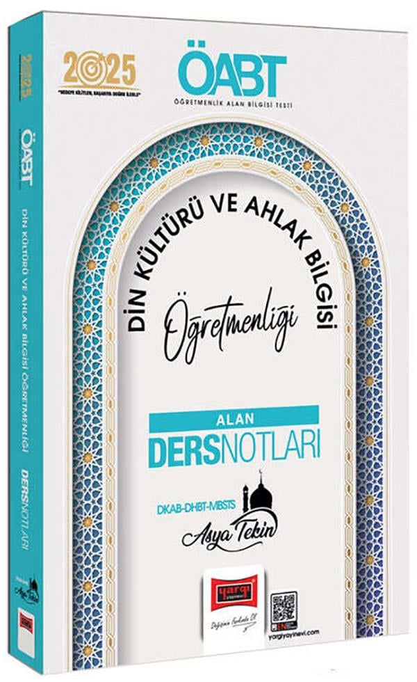 Yargı 2025 ÖABT DKAB DHBT MBSTS Din Kültürü ve Ahlak Bilgisi Öğretmenliği Video Ders Notları