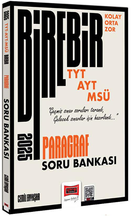 Yargı 2025 TYT AYT MSÜ Kolay Orta Zor Paragraf Soru Bankası