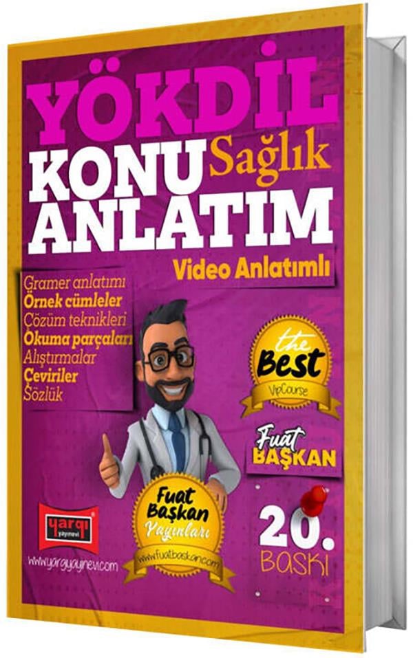 Yargı 2025 YÖKDİL Sağlık Konu Anlatımı 20. Baskı