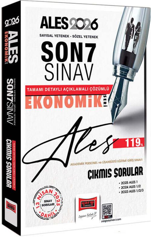 Yargı 2026 ALES Ekonomik Seri Son 7 Sınav Çıkmış Sorular