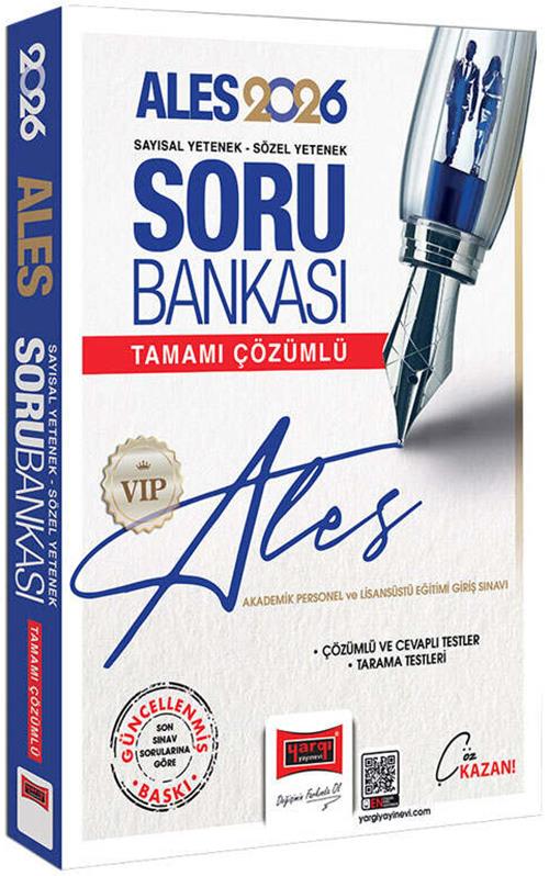 Yargı 2026 ALES VIP Sayısal Sözel Yetenek Tamamı Çözümlü Soru Bankası