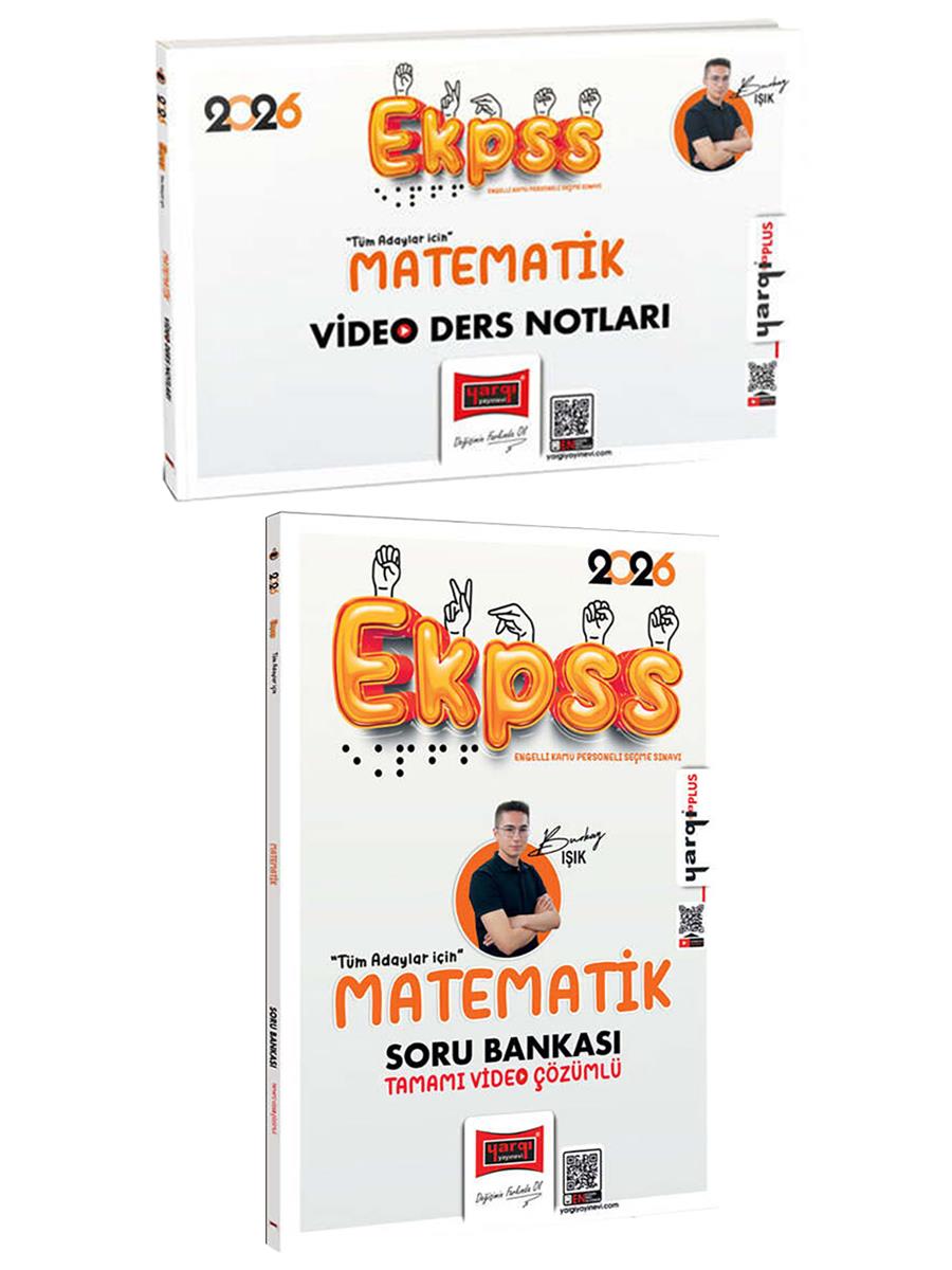 Yargı 2026 EKPSS Tüm Adaylar İçin Matematik Soru Bankası ve Video Ders Notları Seti