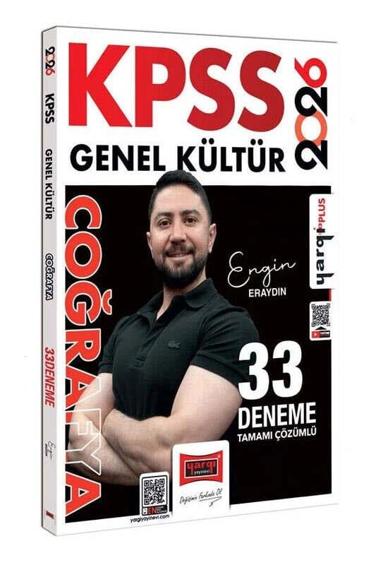 Yargı 2026 KPSS Genel Kültür Tamamı Çözümlü Coğrafya 33 Deneme