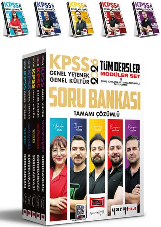 Yargı 2026 KPSS GY-GK Tüm Dersler Tamamı Çözümlü Modüler Soru Bankası Seti