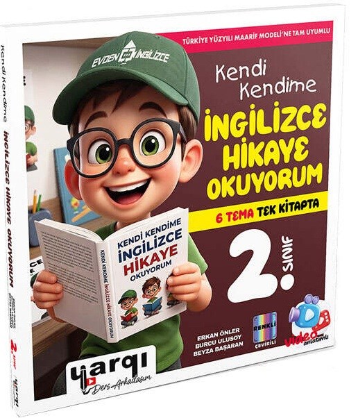Yargı Ders Arkadaşım 2.Sınıf Kendi Kendime İngilizce Hikaye Okuyorum 6 Tema Tek Kitapta