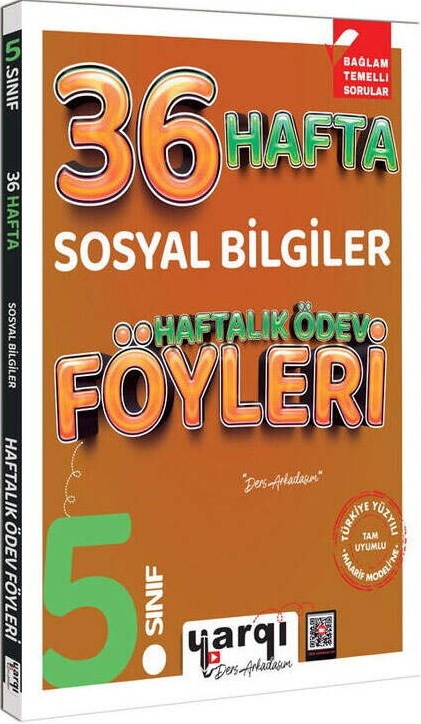 Yargı Ders Arkadaşım 5. Sınıf Sosyal Bilgiler 36 Haftalık Ödev Föyleri