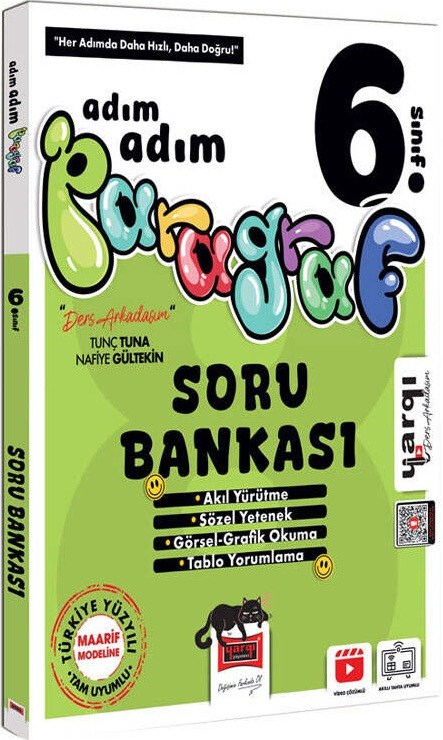 Yargı Ders Arkadaşım 6. Sınıf Adım Adım Paragraf Soru Bankası