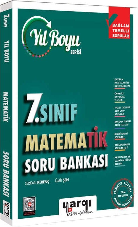 Yargı Ders Arkadaşım 7. Sınıf Matematik Yıl Boyu Soru Bankası