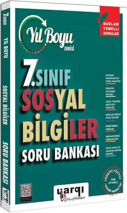 Yargı Ders Arkadaşım 7. Sınıf Yıl Boyu Sosyal Bilgiler Soru Bankası