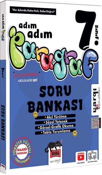 Yargı Ders Arkadaşım 7. Sınıf Adım Adım Paragraf Soru Bankası