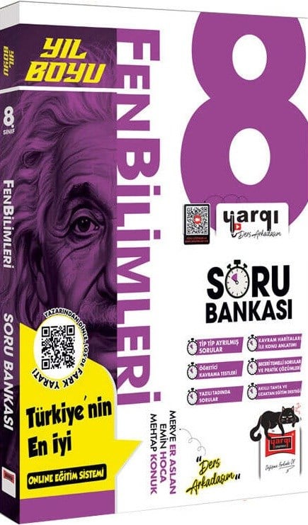 Yargı Ders Arkadaşım 8. Sınıf LGS Fen Bilimleri Yıl Boyu Soru Bankası