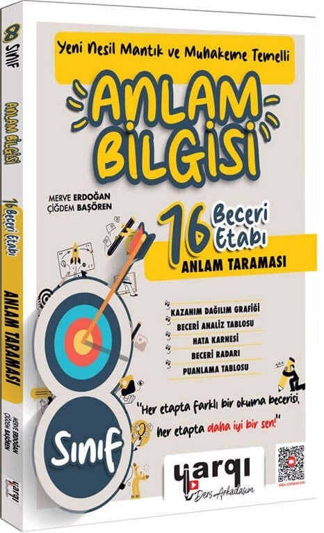 Yargı Ders Arkadaşım 8. Sınıf Yeni Nesil Mantık ve Muhakeme Temelli 16 Beceri Etabı Anlam Taraması