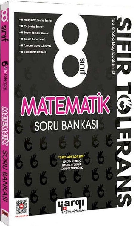 Yargı Ders Arkadaşım 8. Sınıf Sıfır Tolerans Matematik Soru Bankası