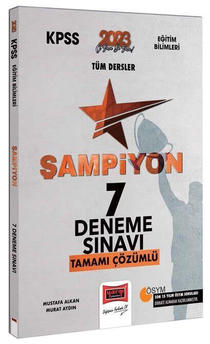 Yargı Yayınları 2023 KPSS Eğitim Bilimleri Tüm Dersler Tamamı Çözümlü Şampiyon 7 Deneme