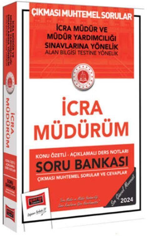 Yargı Yayınları 2024 Adalet Bakanlığı Çıkması Muhtemel Sorular İcra Müdürüm Soru Bankası
