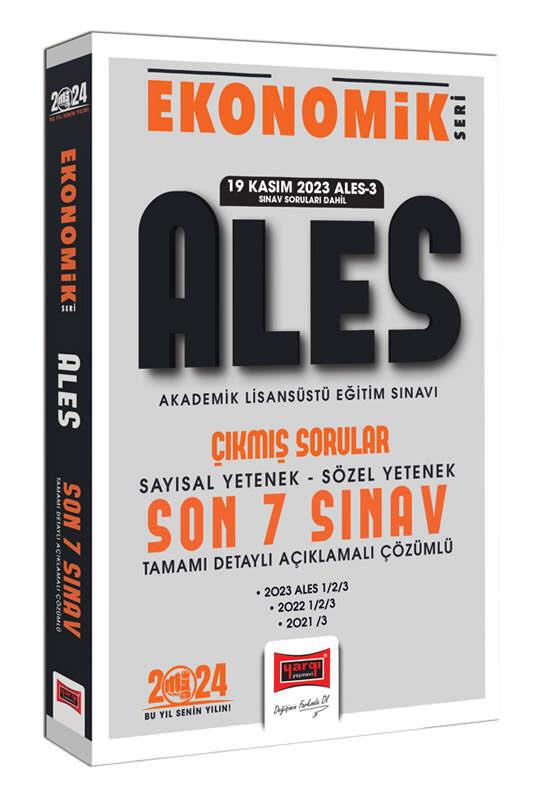 Yargı Yayınları 2024 ALES Ekonomik Seri Çıkmış Sorular Tamamı Çözümlü Son 7 Sınav