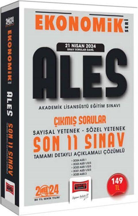 Yargı Yayınları 2024 ALES Ekonomik Seri Çıkmış Sorular Tamamı Çözümlü Son 11 Sınav