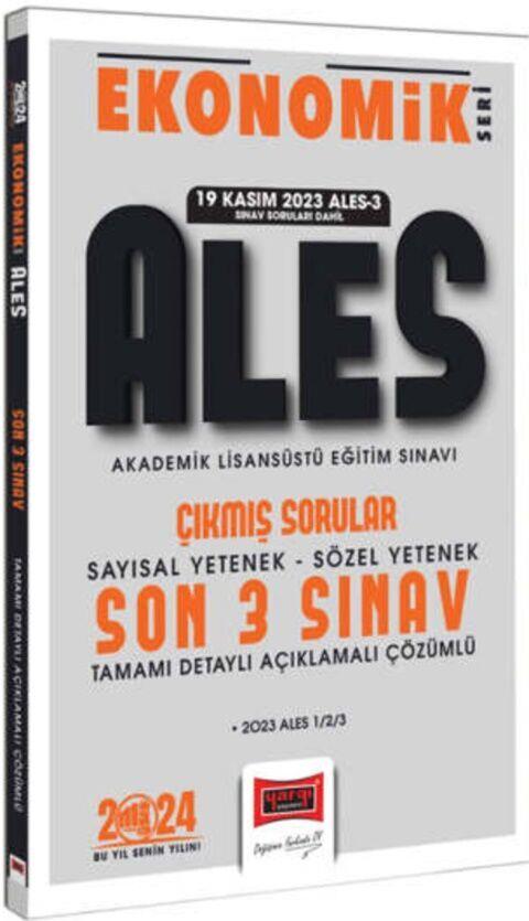 Yargı Yayınları 2024 ALES Ekonomik Seri Çıkmış Sorular Tamamı Çözümlü Son 3 Sınav