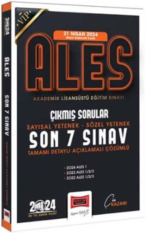 Yargı Yayınları 2024 ALES Son 7 Sınav Çıkmış Sorular