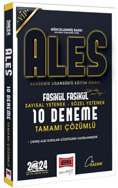 Yargı Yayınları 2024 ALES Vip Sayısal Sözel Yetenek Fasikül Fasikül Tamamı Detaylı Çözümlü 10 Deneme