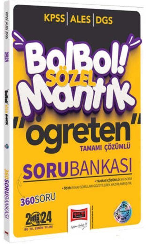 Yargı Yayınları 2024 KPSS ALES DGS Bol Bol Öğreten Sözel Mantık Tamamı Çözümlü 360 Soru Bankası