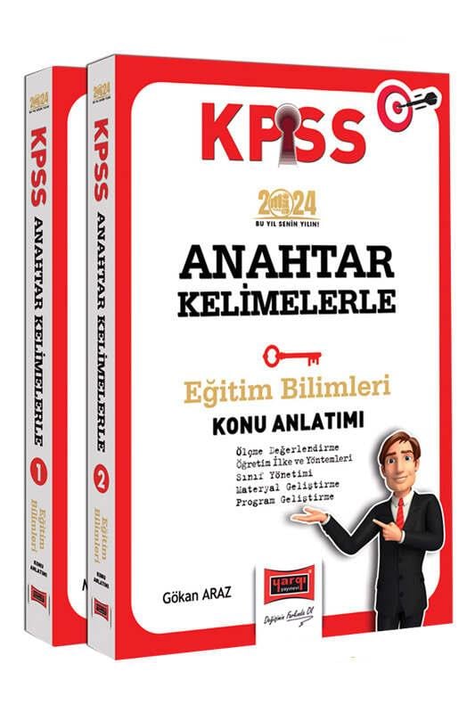 Yargı Yayınları 2024 KPSS Eğitim Bilimleri Anahtar Kelimelerle Konu Anlatımı 2 Kitap